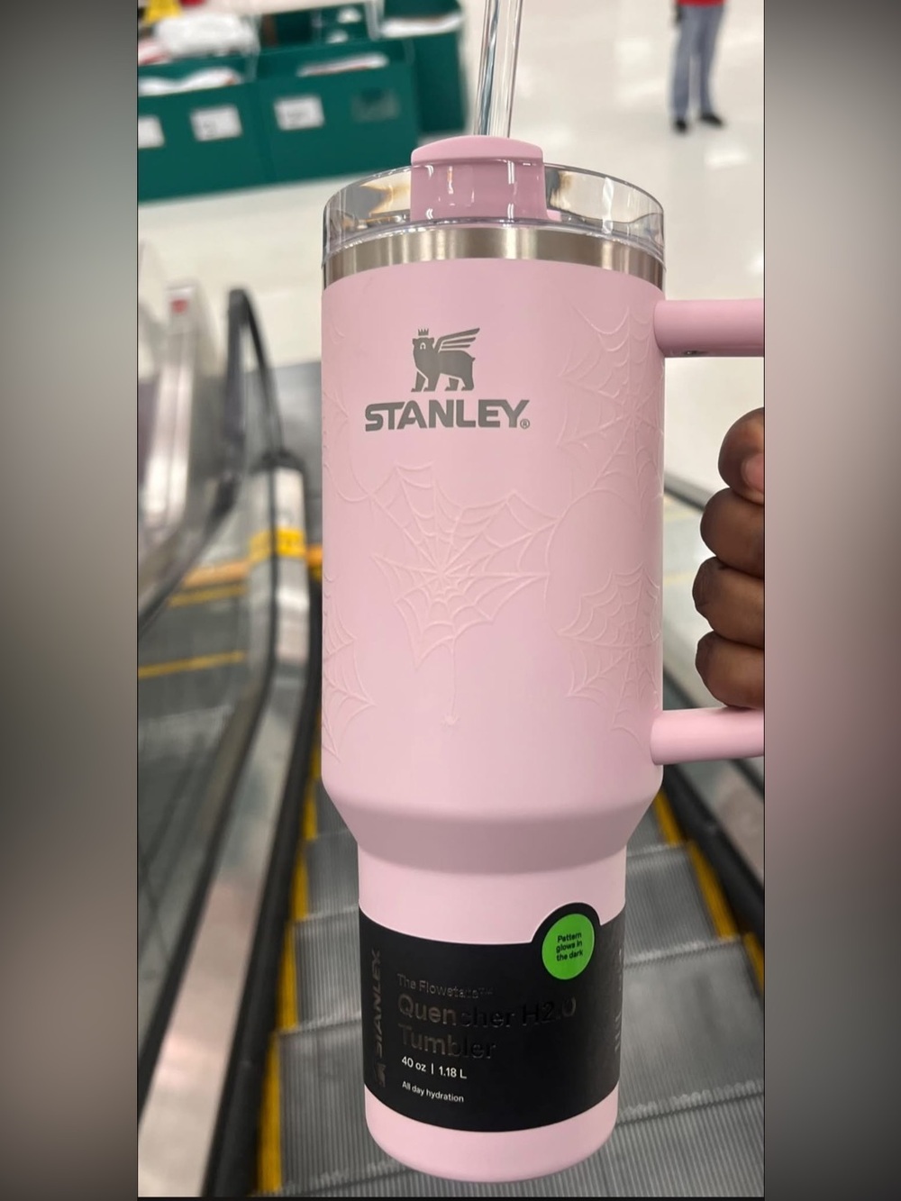 LIMITED EDITION TARGET STANLEY 2026 HALLOWEEN DROP PINK COBWEB